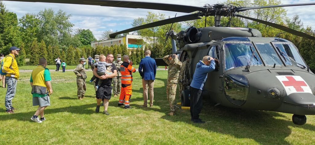 Amerykański helikopter wylądował w Drawsku