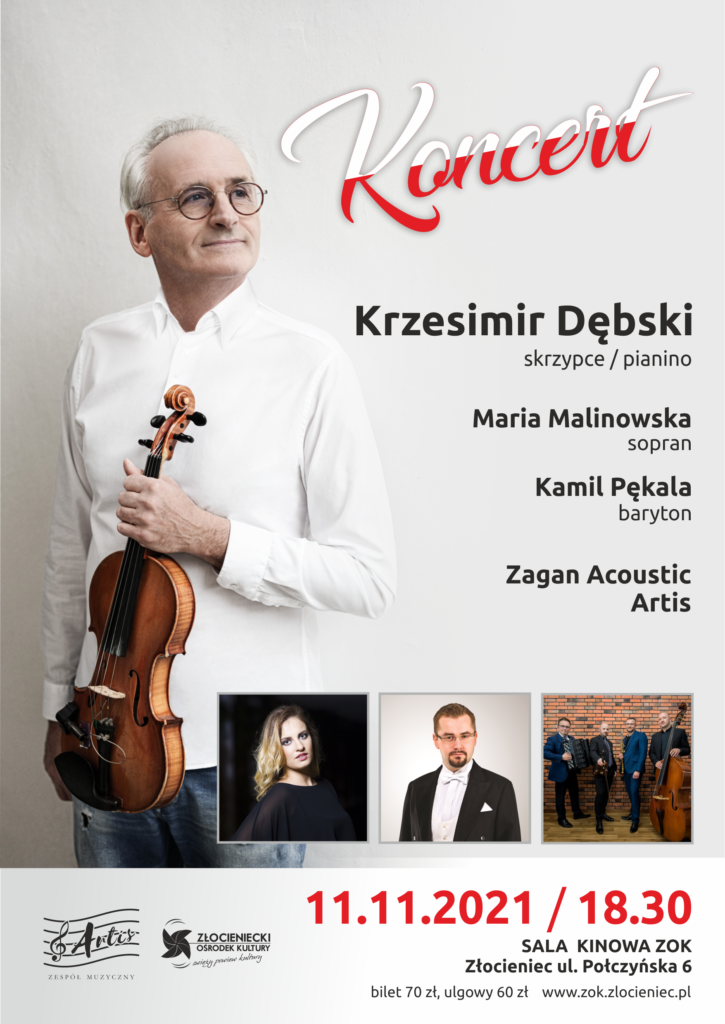 Koncert Krzesimira Dębskiego w Złocieńcu