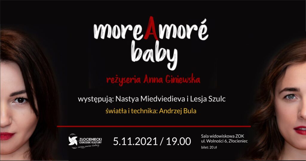 Mora (a) more baby. Spektakl teatralny już 5 listopada w ZOK