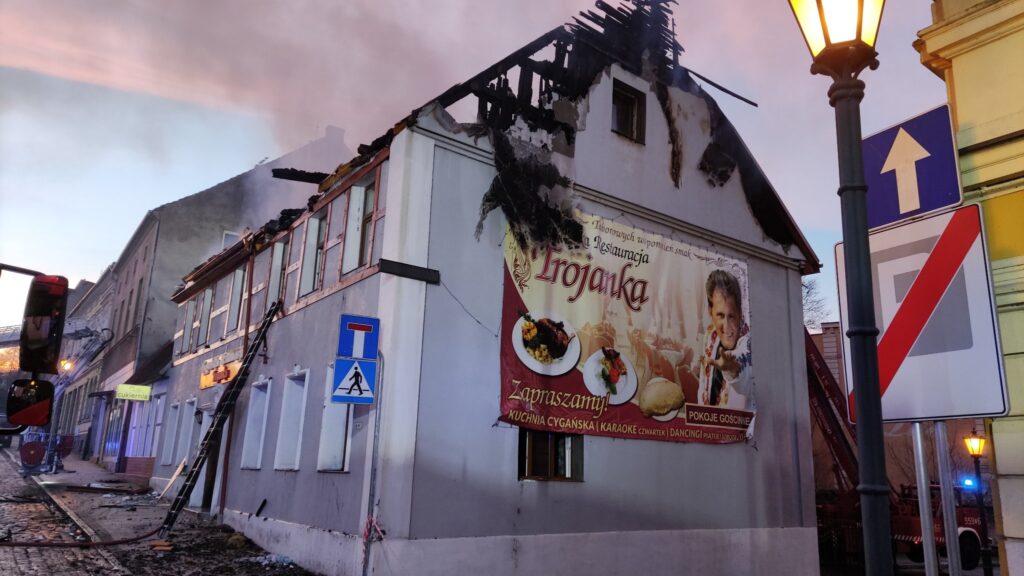 Społeczność Połczyna Zdroju chce ratować spaloną restaurację. Trwa zbiórka
