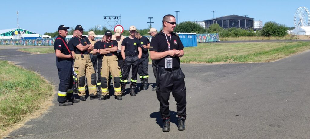 Strażacy wjechali na teren festiwalu Jurka Owsiaka. Był rekonesans i dużo przydatnych informacji