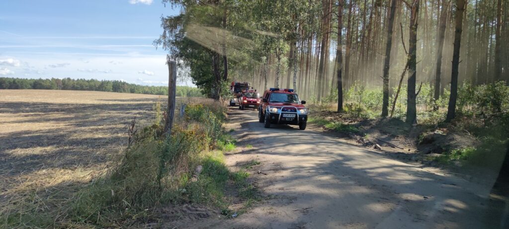Strażacy wjechali na teren festiwalu Jurka Owsiaka. Był rekonesans i dużo przydatnych informacji